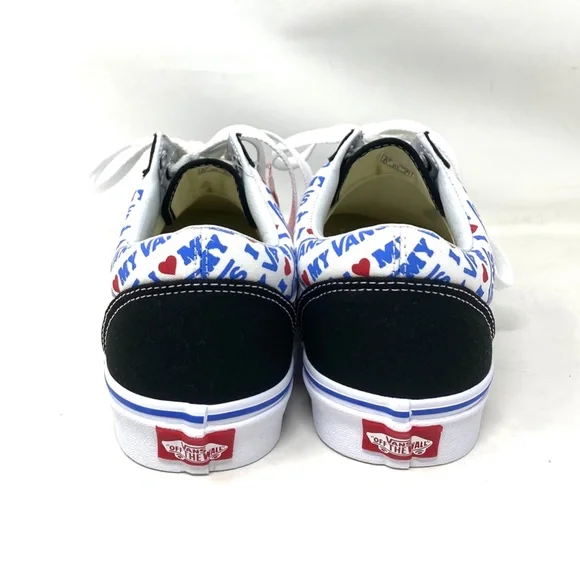 VANS Old Skool Skate Shoes Men Suede Black White Canvas Low Top Custom Alsu01240 - Picture 5 of 11